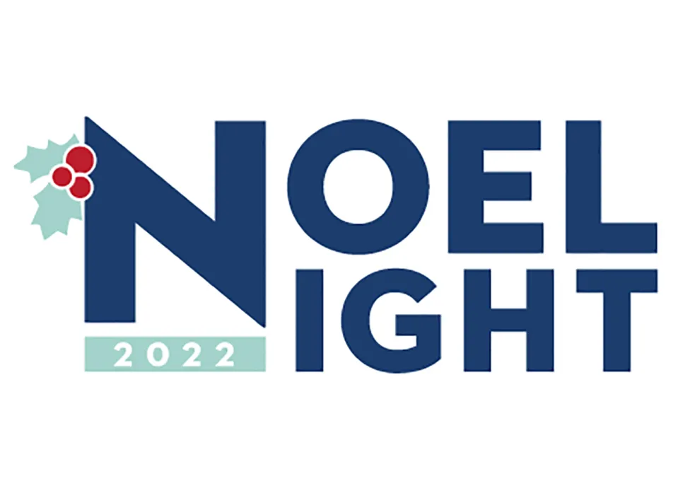 Text that reads Noel Night 2022