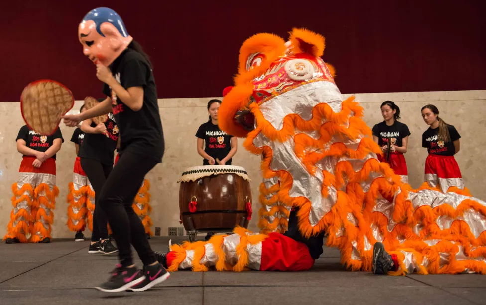 Michigan Lion Dancec