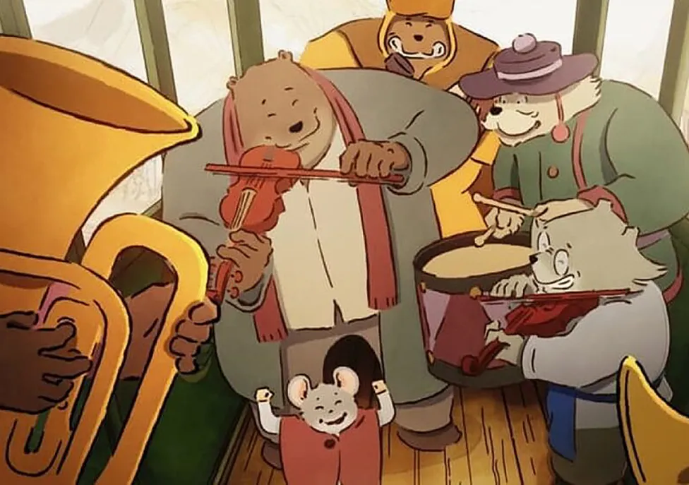A still from Ernest and Celestine
