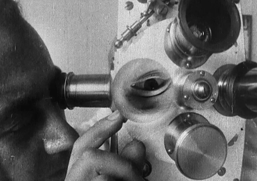 A still from the short films of Man Ray