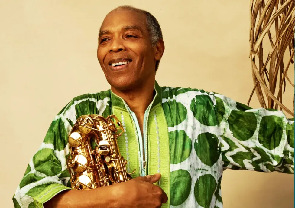 Femi Kuti in green