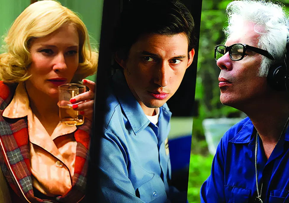 Cate Blanchett, Adam Driver, and Jim Jarmusch pictured