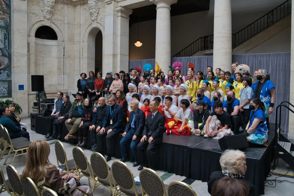 An AAPI Celebration Show in the DIA's Rivera Court