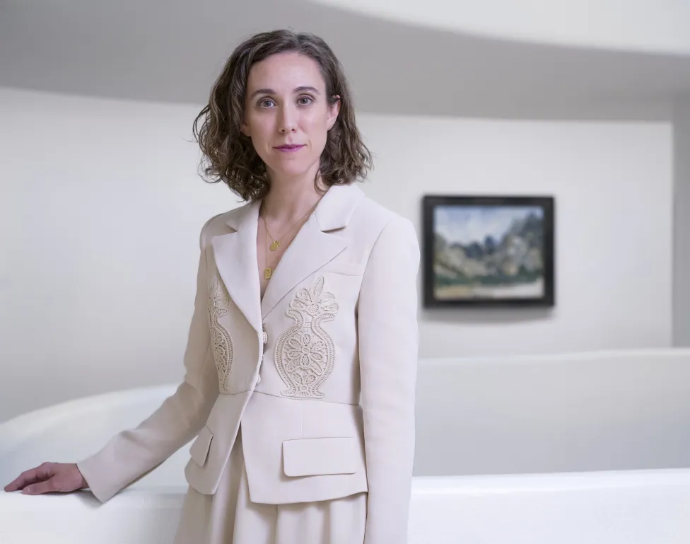 Megan Fontanella, pictured at the Solomon R. Guggenheim Museum, New York