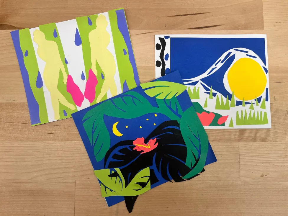 drawing with scissors drop in