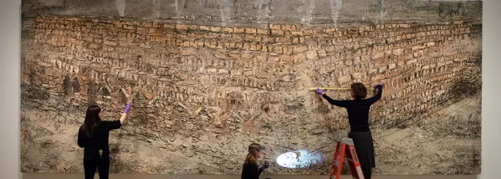 Conservation work happening