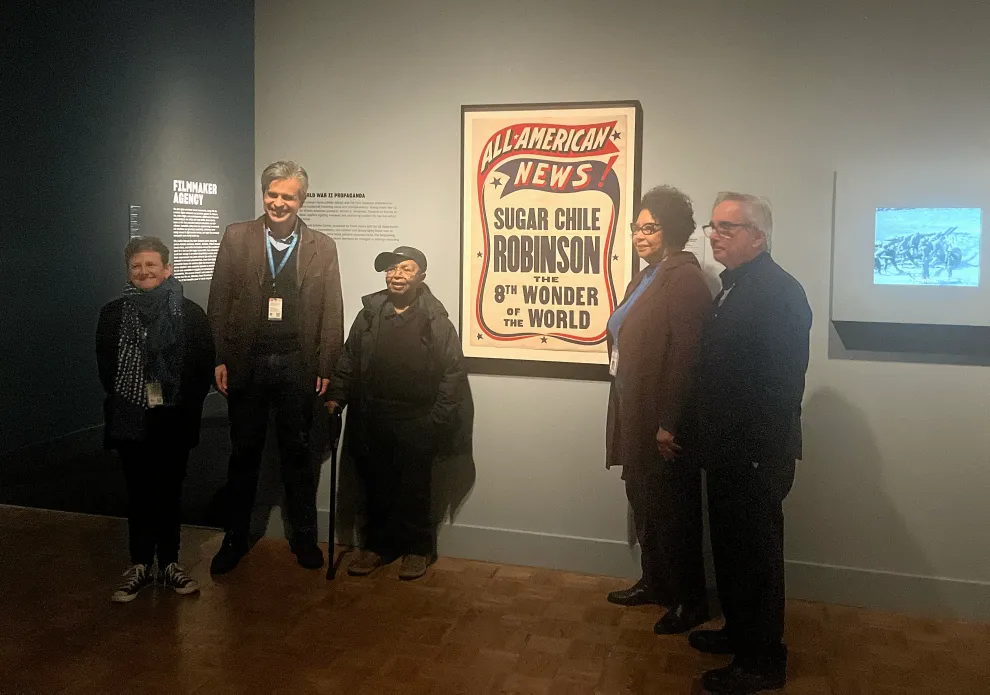 From left to right: Judith Dolkart, Salvador Salort-Pons, Sugar Chile Robinson, Valerie Mercer, and Elliot Wilhelm.