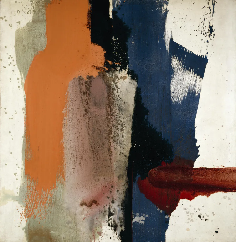 Edward Clark, Maple Red, 1963. Detroit Institute of Arts, Founders Society Purchase, Dr. and Mrs. George Kamperman Fund, with funds from the Friends of African and African American Art and an anonymous donor. Image © 2010 The Detroit Institute of Arts 