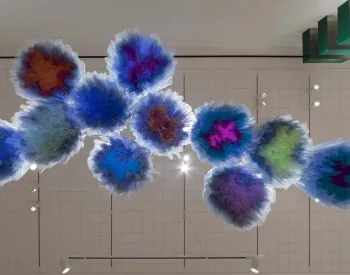 “Synthetic Cloud”, 2018, (installation view from below)