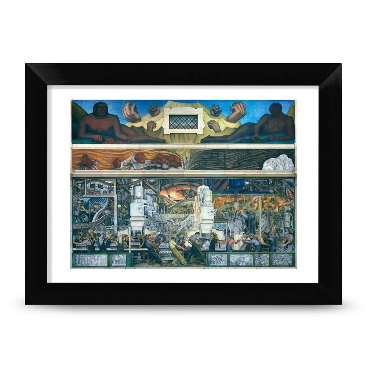 Diego Rivera's "Detroit Industry Murals," North Wall