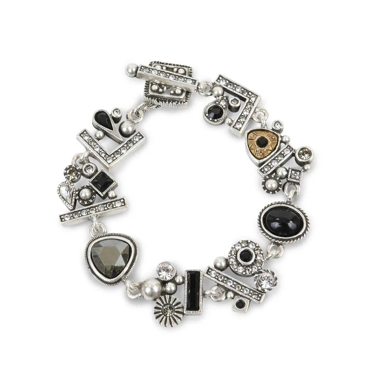 Patricia Locke Black & White Palace Bracelet