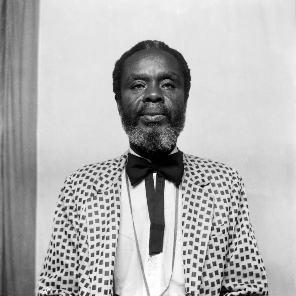 James Barnor (Ghana, b. 1929). The pastor (Oscar Lamptey), Mamprobi, Accra, 1955 (printed 2023). Gelatin silver print. Autograph, London.