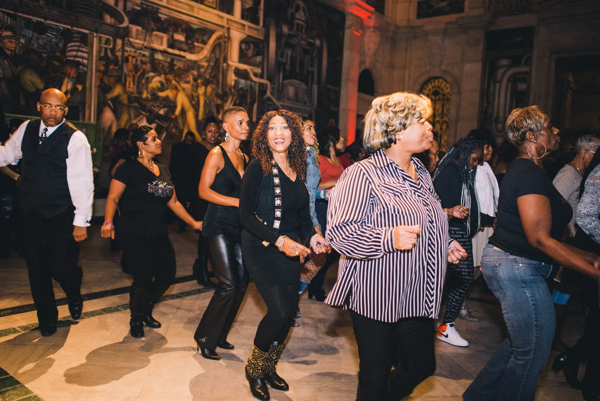 Dancing in the DIA's Rivera Court