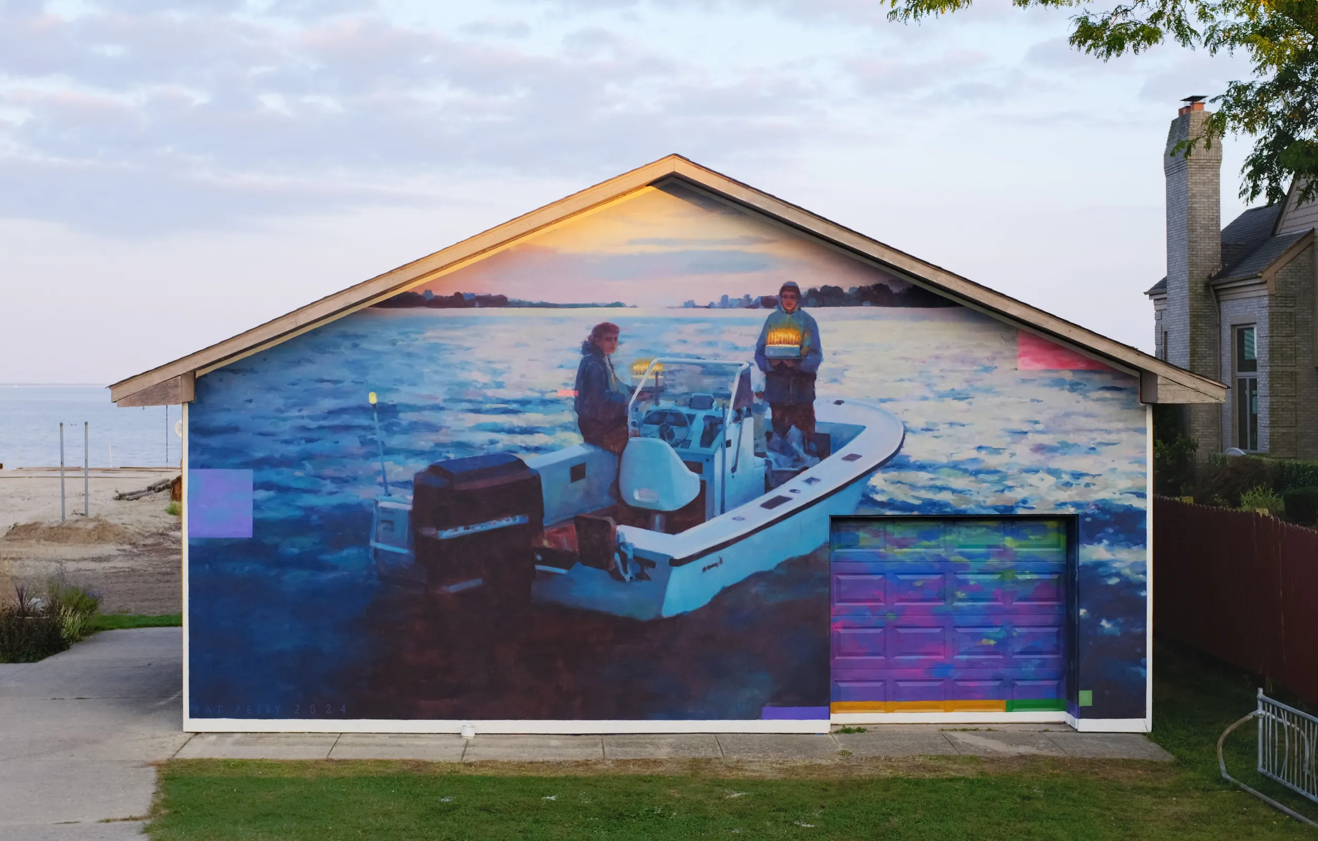 Artist: Pat Perry (also photo). Location: Harrison Township, Macomb County
