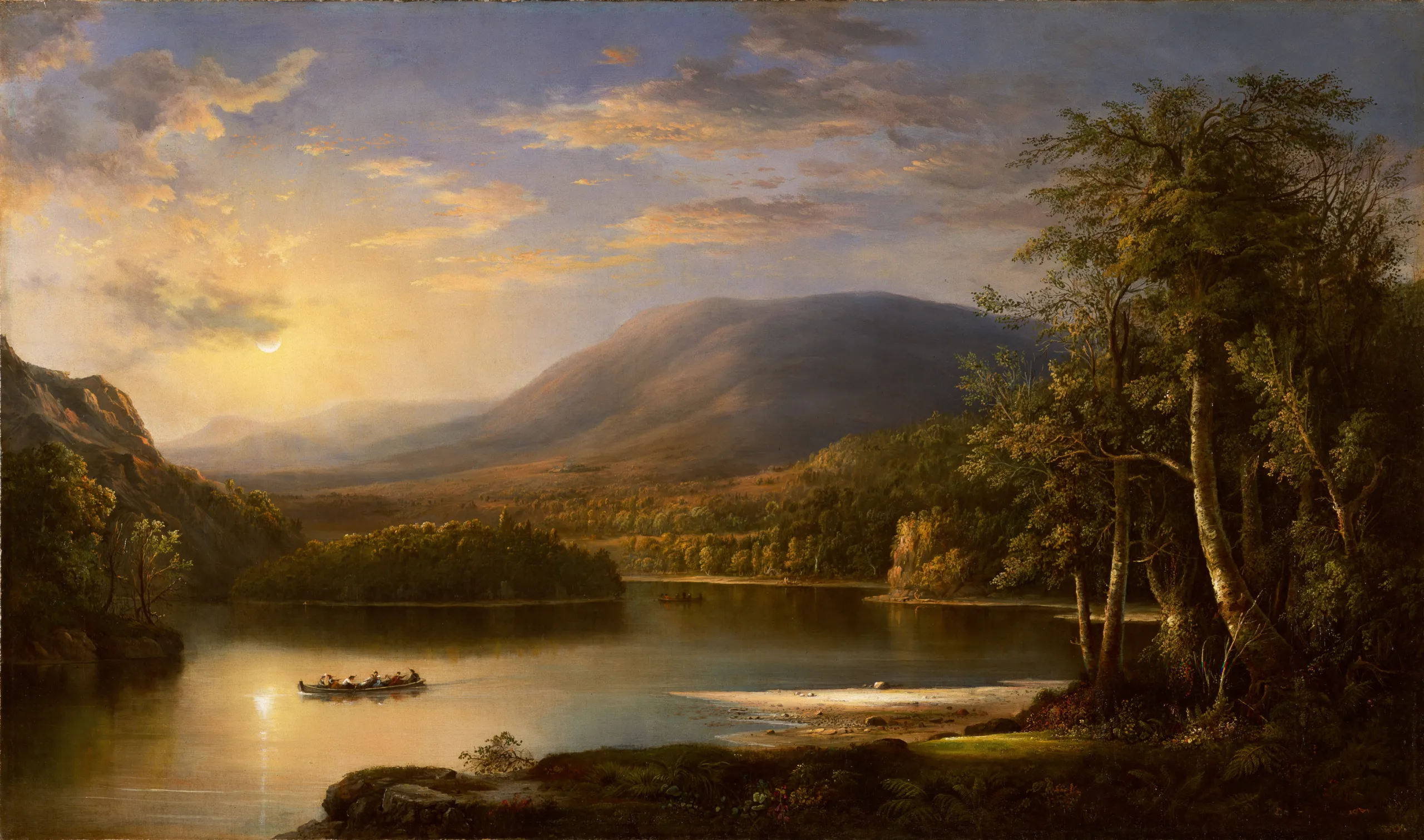 Robert S. Duncanson, Ellen’s Isle, Loch Katrine, 1871. Detroit Institute of Arts, Gift of the Estate of Ralzemond D. Parker 