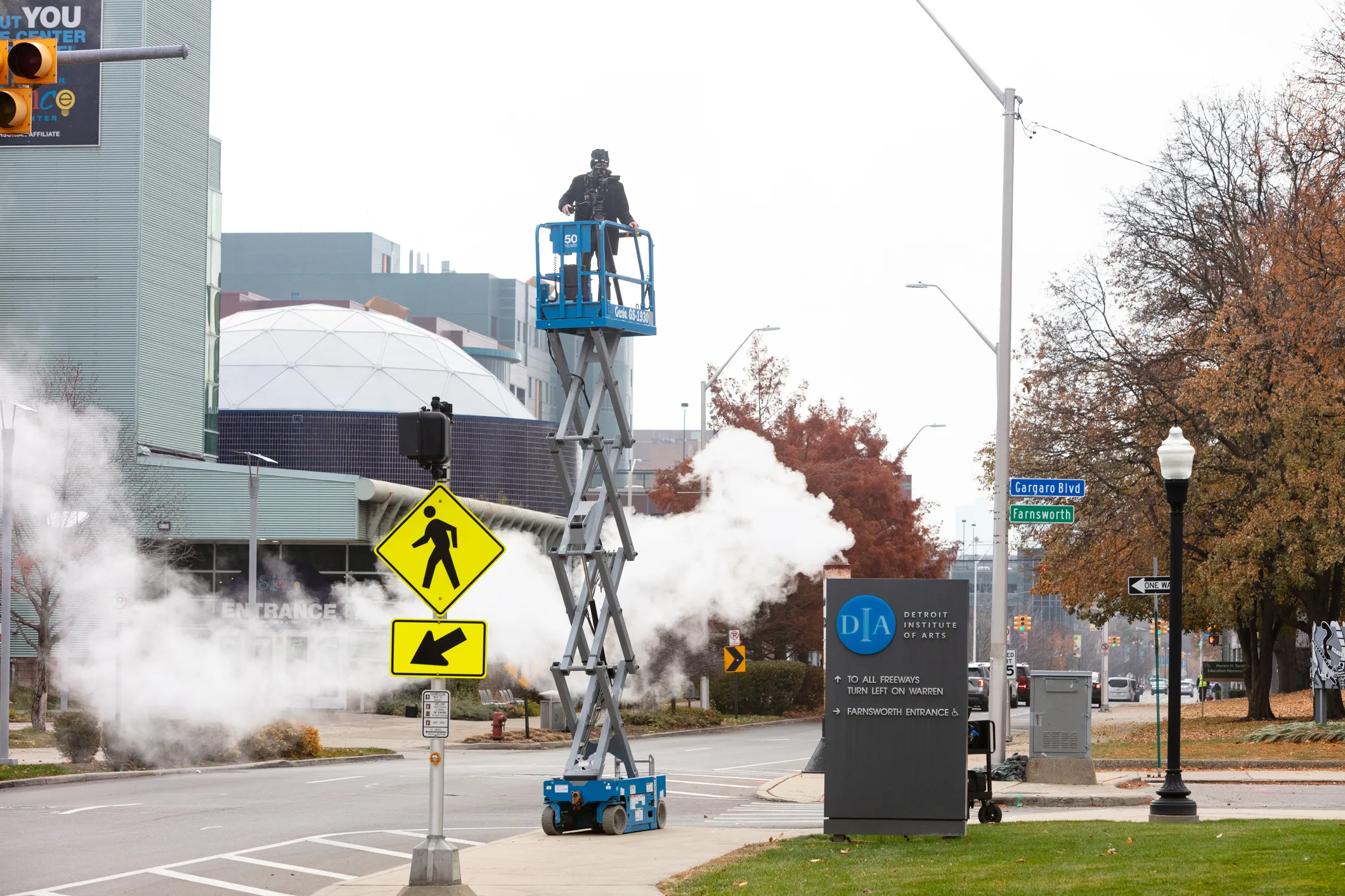 "You Gotta Have Art" filming