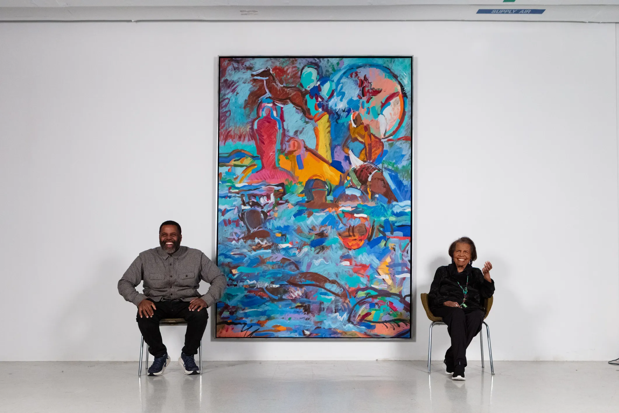  Detroit artist Shirley Woodson and her son, Senghor Reid, in the 50th edition of "You Gotta Have Art"