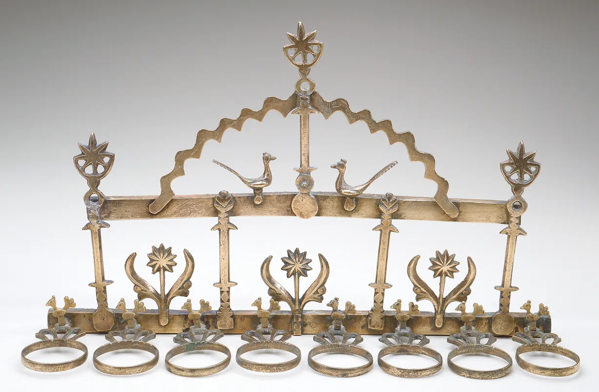 Baghdad, Iraq, Hanukkah Lamp , 1800s–early 1900s. The Jewish Museum, Gift of Dr.  Harry G. Friedman