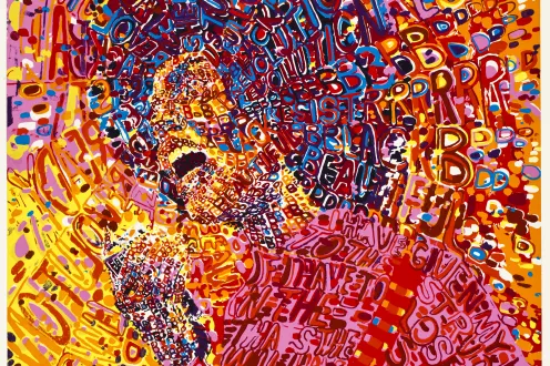 “Revolutionary,” 1972, Wadsworth Jarrell, screenprint. Detroit Institute of Arts