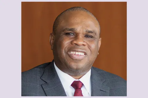 Professor Oramah, recipient of the 2022 Margaret Hertz Demant award