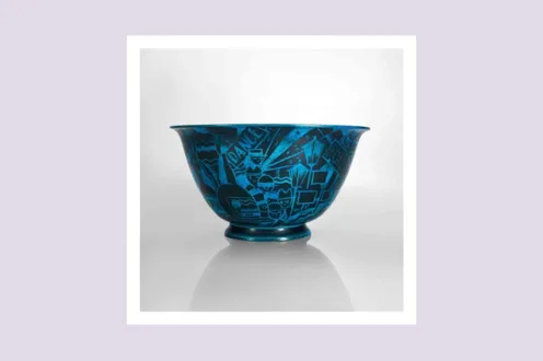 Blue bowl