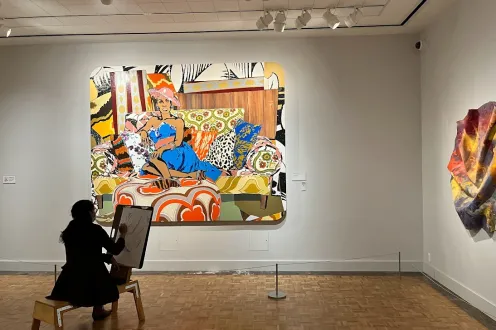 Drawing in the African American galleries