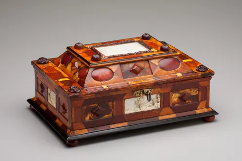 Photo: Courtly amber casket, ca. 1695, attributed to Gottfried Wolffram. Collection: Detroit Institute of Arts, Museum Purchase, Robert H. Tannahill Foundation Fund.