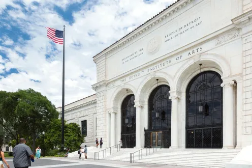 Facade of the Detroit Institute of Arts