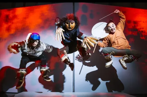 Puppet performers