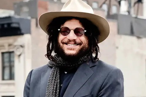 Don Was pictured in a hat and sunglasses