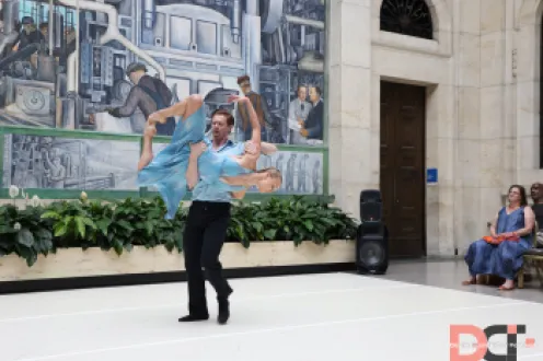 Dancing in Rivera Court