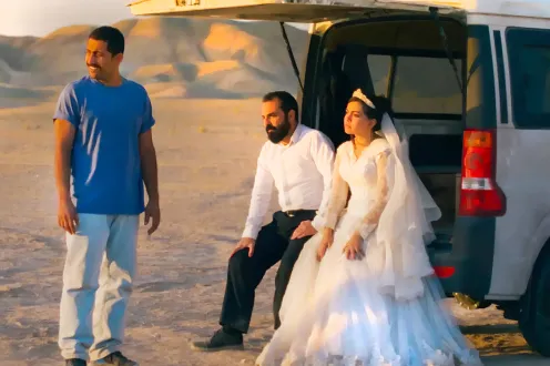 A still from It Was Just an Accident, screening at the Detroit Film Theatre in November 2025.