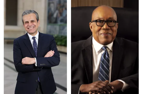 Salvador Salort-Pons and Neil Barclay pictured separately