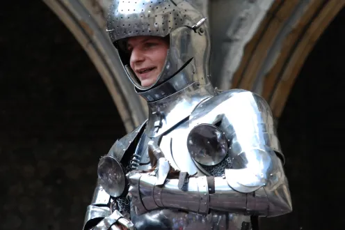 Daniel Jacquet in armor