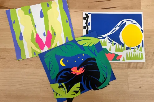 drawing with scissors drop in