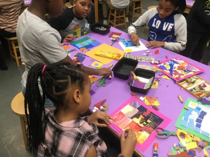 Teen Art Class Enjoys Pointillism - OR Studio