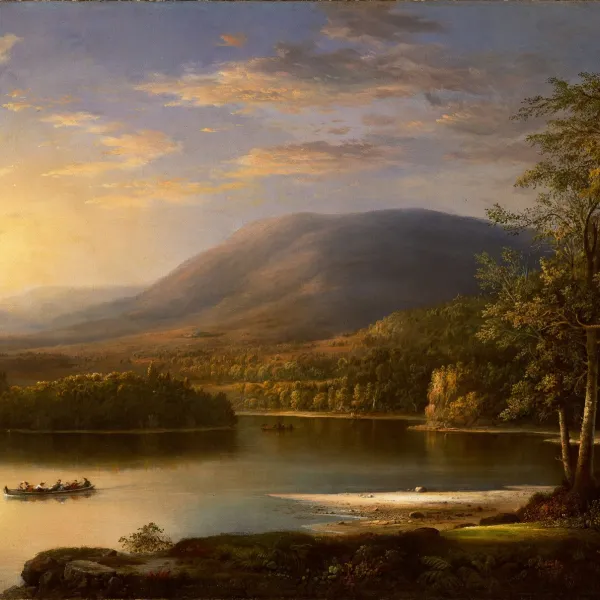 Robert S. Duncanson, Ellen's Isle, Loch Katrine, 1871, oil on canvas. Detroit Institute of Arts, Gift of the Estate of Ralzemond D. Parker